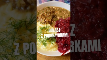 Gulasz z podgrzybkami