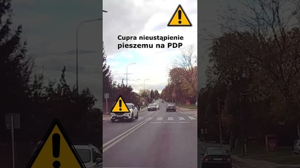 Cupra - LU 2685G nieustąpienie pieszemu na PDP #shorts #rikordwidjo