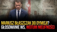 Mariusz Błaszczak do dymisji? Głosowanie ws.  wotum nieufności dla szefa MON