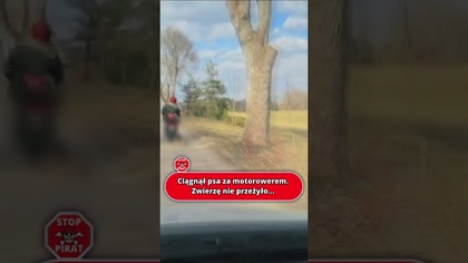 Bestialskie zachowanie 72-latka na skuterze