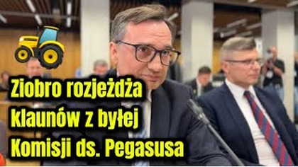 Zbigniew Ziobro merytorycznie rozjeżdża klaunów z byłej Komisji ds.  Pegasusa (Trela, Bosacki, Sroka)