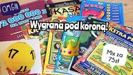 Zdrapki Lotto #606 MIX zdrapek z wygranymi Jest Korona Dostałem kulę LOTTO 