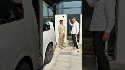 Chiński samochód Li MEGA ładuję się z mocą ponad 500 kW! #li #chiny #danielgrzyb #elektromobilność