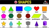 Shapes in English | Names of geometric shapes