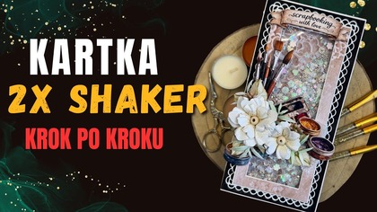 Kartka dla scraperki z dwustronnym shakerem
