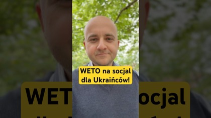 WETO DLA SOCJALU DLA UKRAIŃCÓW! Wielkie brawa Panie Prezydencie!!!