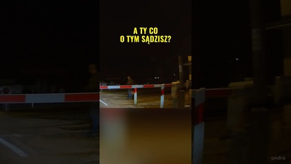Dróżnik ignoruje rogatki  Dobry przykład? #kolej #bezpieczeństwo #shorts