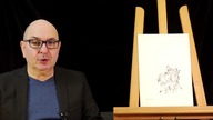 Jan Marcin Szancer Przygody Króla Jegomości Jana Brzechwy, projekt ilustracji (ok.  1964)