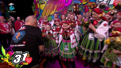 TTV - Zapowiedzi, ident, sponsorzy i początek relacji z 31.  Finału WOŚP (29. 01. 2023, 13:50)