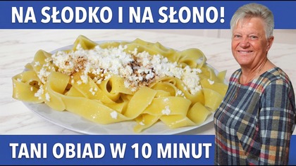Makaron z serem  smak, który pamiętamy z dzieciństwa! Tani obiad w 10 minut.  Stary, dobry przepis!