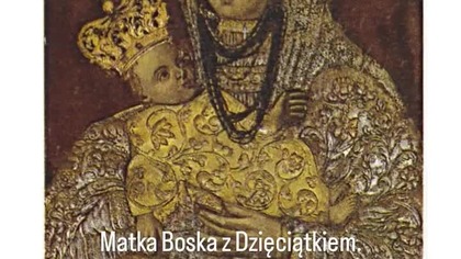 Matka Boża z Dzieciątkiem.  Gmina Dziewieniszki, Litwa.  Marija su kūdikiu.  Norviliškių b.  Dieveniškės