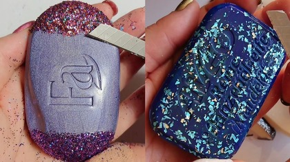 Soap Carving ASMR Relaxing Sounds no talking Satisfying ASMR Video