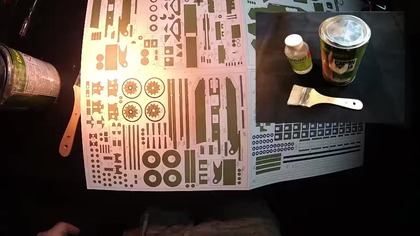 Rosyjski czołg Renault tank cardboard model step by step 1