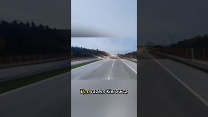 Czy on naprawdę jedzie pod prąd?! #szok #polskiedrogi