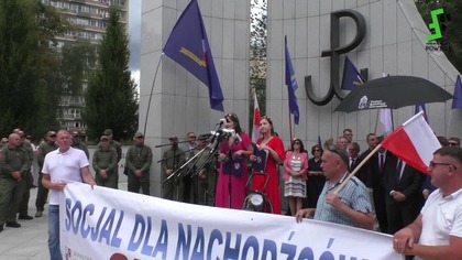 Grzegorz BRAUN: Kto Zrobi Lepiej Żydom - na to się licytują politycy warszawscy, Pikieta pod Sejmem