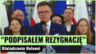 Podpisałem rezygnację Hołownia odchodzi | Gazeta.pl