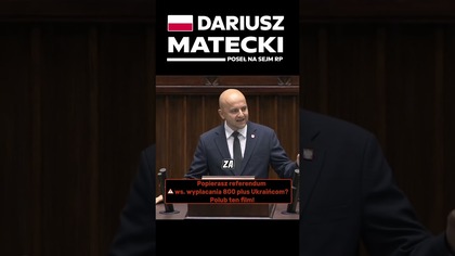 800 plus powinno być tylko dla Polaków!