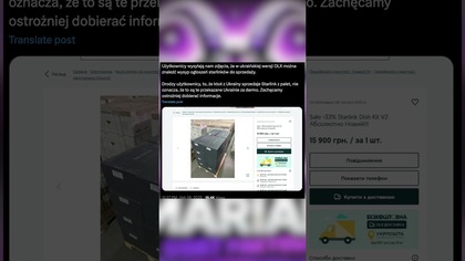 Starlinki na Ukrainskim OLX #subskrybuj #news