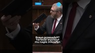 Braun PRZESADZIŁ? Terlecki nagle wyciszył mu mikrofon #shorts