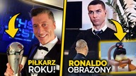 Lewandowski PIŁKARZEM ROKU! Ronaldo STRZELIŁ FOCHA, bo nie wygrał...  XD
