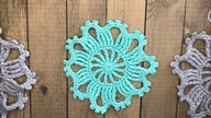 Prosta serwetka na szydełku, Crochet napkin #275