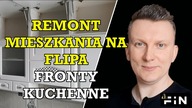 Zawieszamy fronty kuchenne Malowanie kuchni i ściany na czarno FiN remont mieszkania na flipa