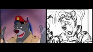 TaleSpin - Super Baloo - Storyboard Comparison - Whistlestop Jackson Legend