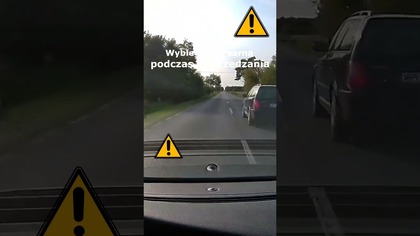 Wybiegająca sarna podczas wyprzedzania #shorts #rikordwidjo