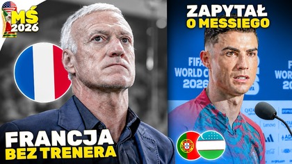 Didier Deschamps opuszcza Mundial tak ZAREAGOWAŁ Ronaldo na pytanie o Leo Messiego!
