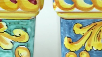 Ręcznie malowane doniczki włoskie | Vasso di Fiore
