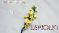Realistyczny polny kwiat, Realistic flower field TUTORIAL, polymer clay, made hand