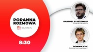 Bartosz Staszewski i Dominik Kuc w Porannej rozmowie Gazeta.pl