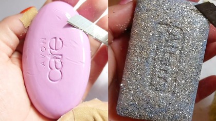 Soap Carving ASMR Relaxing Sounds no talking Satisfying ASMR Video