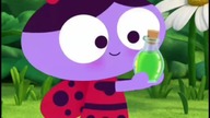 Ladybird Lu talking to the Secret Bug Formula 16
