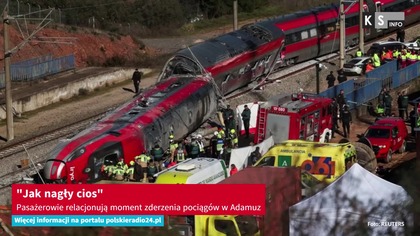 Jak nagły cios.  Pasażerowie relacjonują moment zderzenia pociągów w Adamuz [KS Info]