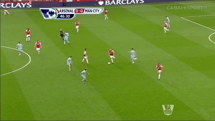 Premier League sezon 2011/2012 Arsenal Londyn - Manchester City 2 połowa 08. 04. 2012