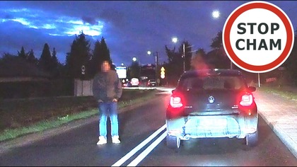 Wyprzedzał przed przejściem i zablokował drogę #2342 Wasze Filmy