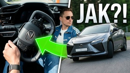 To auto nie ma kolumny kierowniczej!  Lexus RZ! Czy to jeszcze jest bezpieczne?