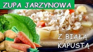 Zupa jarzynowa z białą kapustą.  Zupa jest taka pyszna!