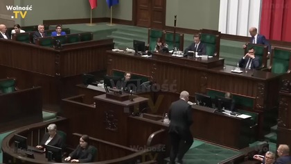 HISTORYCZNE WYSTĄPIENIE! BRAUN WALI W PULPIT - BOSAK INTERWENIUJE!