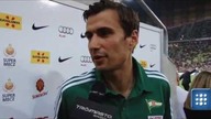 Super Mecz Lechia-Gdańsk. Bieniuk po zdobyciu gola