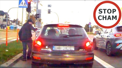 Śmieciara z Peugeot - Kierowca zwrócił śmieci właścicielce, ale ...  #2032 Wasze Filmy