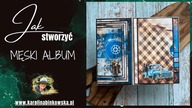 Męski Album Folio - #tutorial #krokpokroku #album #scrapbooking #męskialbum #diy #handmade #craft