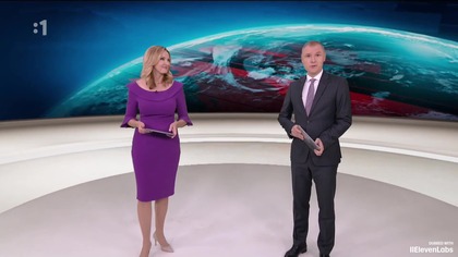 Jednotka - Początek "Spravy STVR" prowadzonych w duecie (06. 10. 2025) - test ElevenLabs AI Dubbing