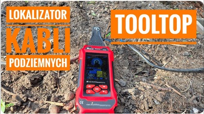 Lokalizator - wykrywacz kabli podziemnych TOOLTOP ET 838 - miernik elektryczny (multimetr)