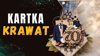 Kartka dla niego  krawat krok po kroku | Scrapbooking tutorial