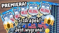 Zdrapki Lotto  Gruba Premiera! 5 zdrapek Szybki Milion!  Coś wpadło! 