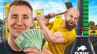 UDERZ MŁOTEM I WYGRAJ 1000ZŁ *WIDZ ZNISZCZYŁ MASZYNĘ!*