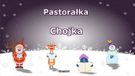 Pastorałka Chojka z linią melodyczną