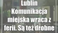 Lublin: Komunikacja miejska wraca z ferii.  Są też drobne korekty w rozkładach